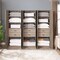 Manhattan Comfort Lee Wardrobe Closet 1.0 in Rustic Grey, 3PK 3-WC001-GY - alternate 3